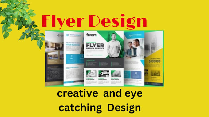 design professional flayer, brochure, poster