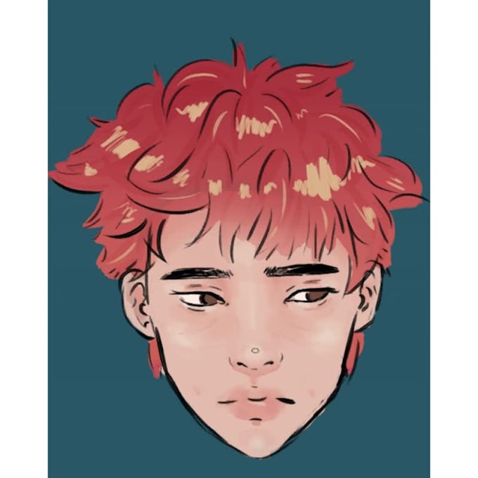 draw you a headshot in my artstyle
