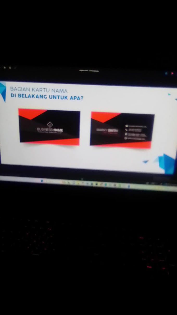elegant name card design