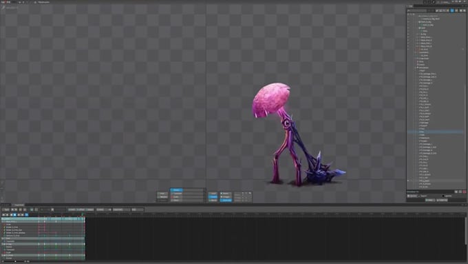 2d spine animation game character design sprite sheet game art puppet ...