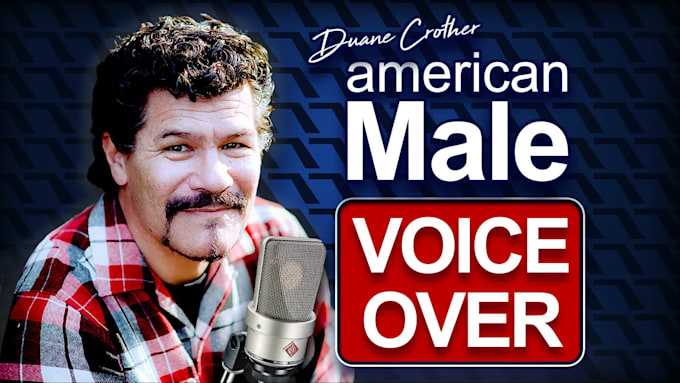 record an american male voice over