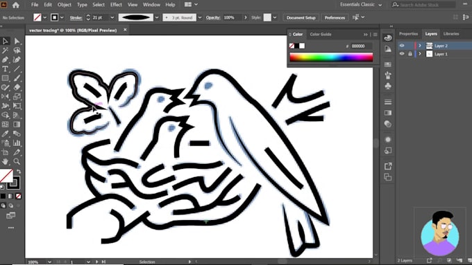 vector tracing and convert logo to vector professionally
