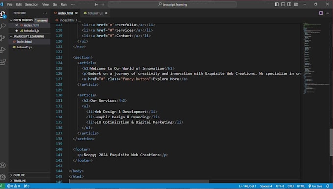 do front end web design and development