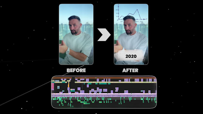 do trendy video editing with motion graphics