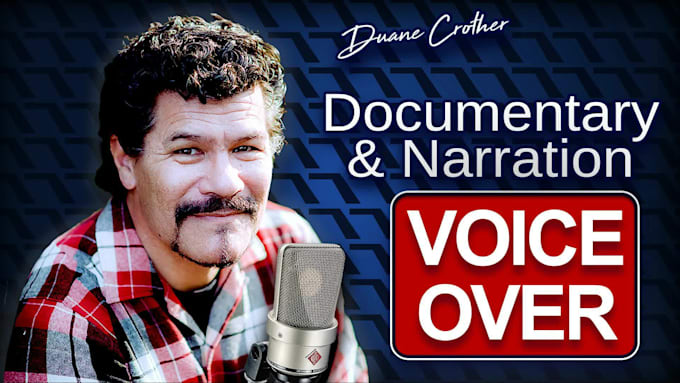 record a  voice over documentary in american english