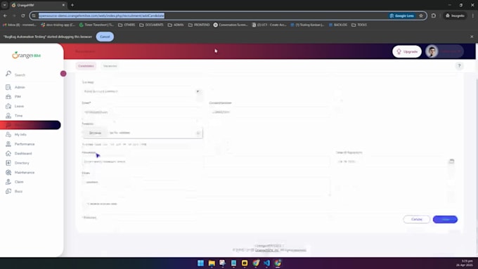 use bugbug to create automation testing for your website