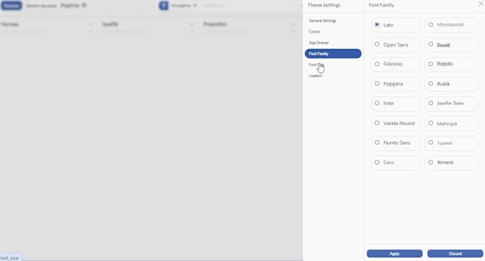 develop a customizable odoo backend theme design