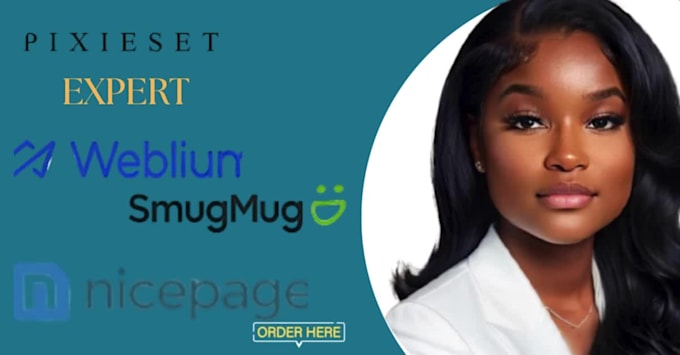 artlogic, weblium website, landing page, smugmug portfolio