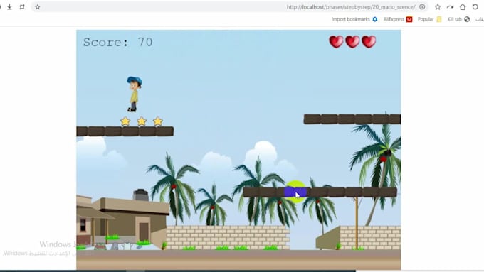 do browser game in phaser 3 or pixijs