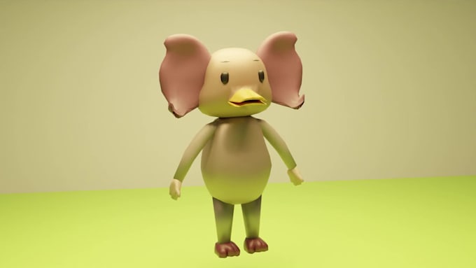 design game ready 3d characters using blender or maya