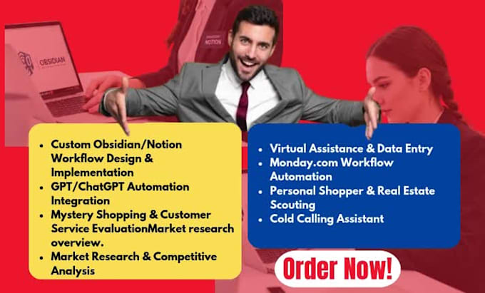 build your cross industry notion workspace, obsidian, mystery shopper, startups