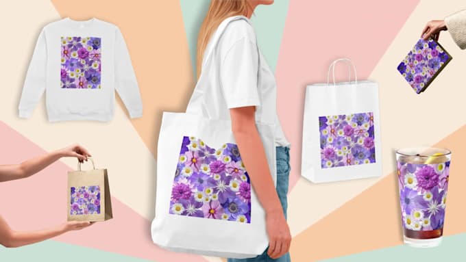 create modern, seamless patterns for packaging and textiles