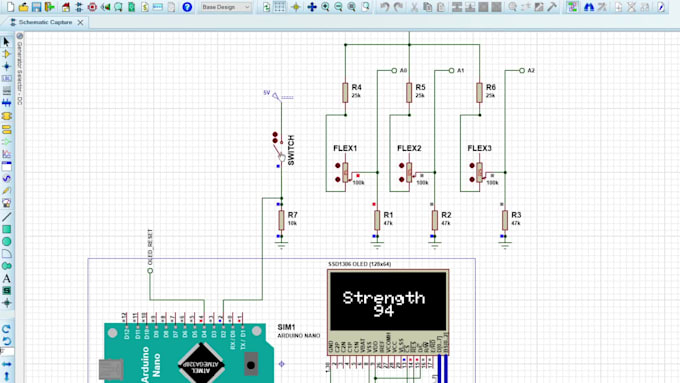 make a simulation for your electronic circuit in proteus