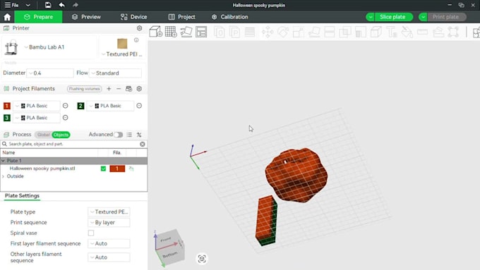expertly split or slice your stl or 3d model for 3d printing