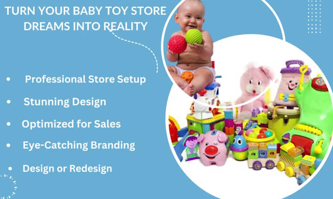 Design baby shop, toy shop, logo for kids, baby brand, kids