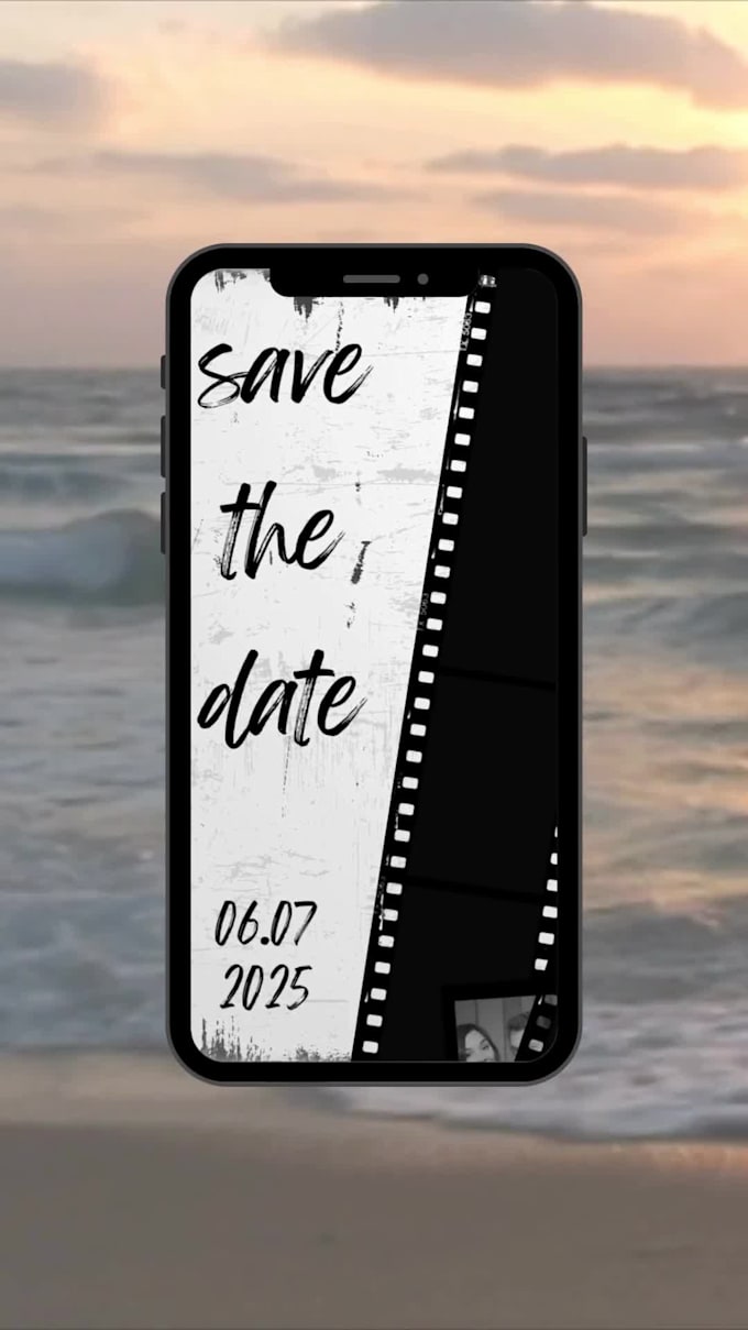 design your wedding invitation and save the date card