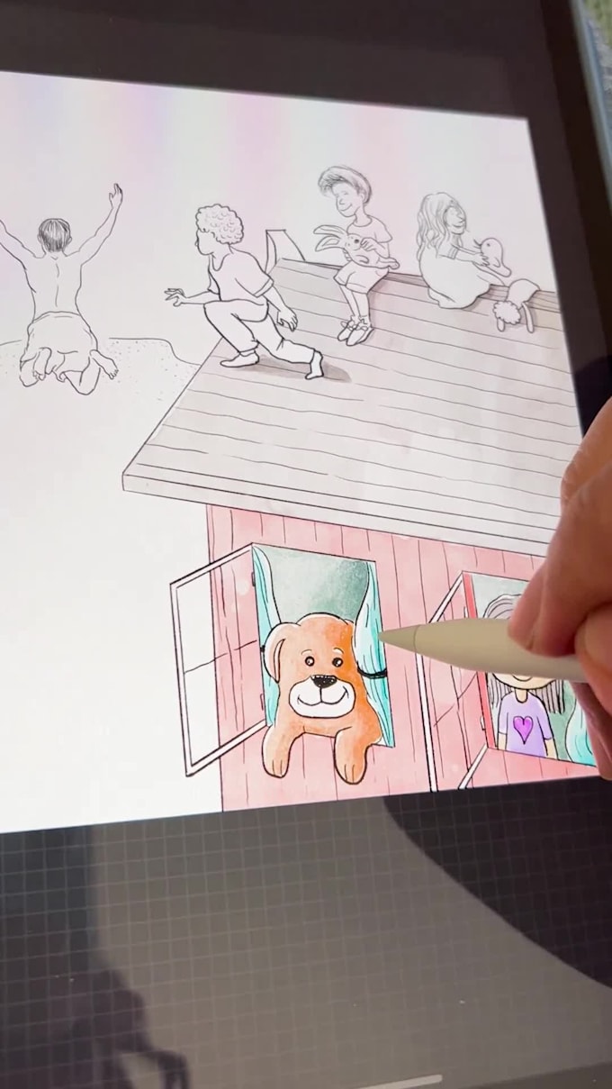 Create Awesome Children Storybook Illustration By Eladmualem Fiverr