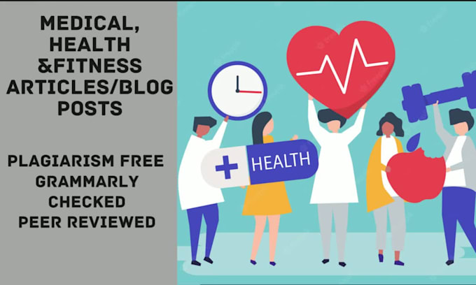 write engaging content on medical, health, and fitness