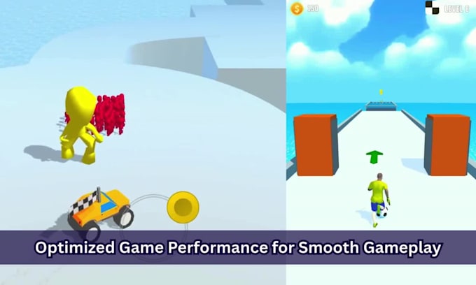 develop unity 2d 3d game multiplayer and offline for mobile