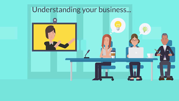 make 2d animated explainer video or 2d animation video