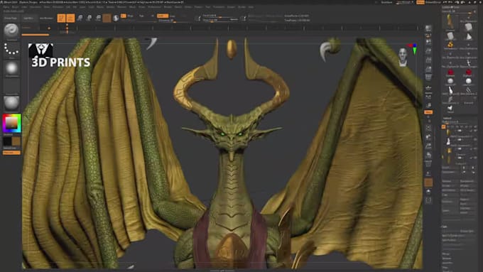 create custom models and sculpts for 3d print