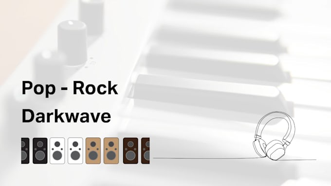 produce your music in rock, pop and darkwave