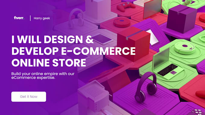 design and develop an ecommerce website for your business