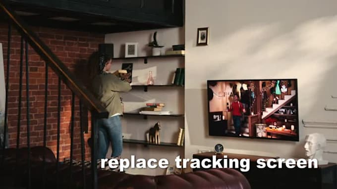 remove or replace retouch from video track any text object