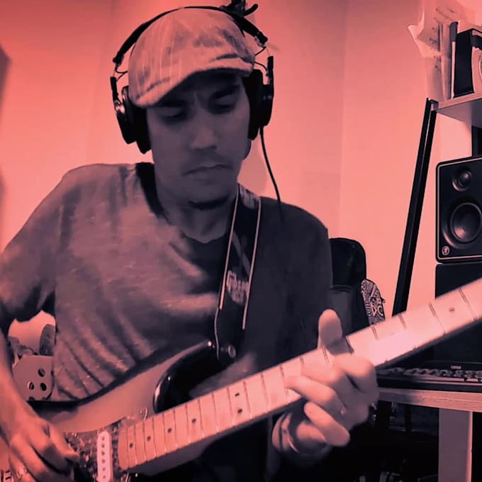 record custom electric guitar tracks