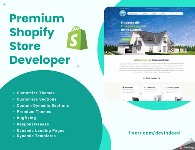 be your shopify expert to craft you shopify store, clone or shopify redeign