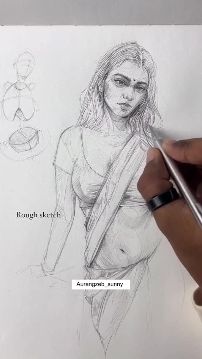 realistic pencil sketch transforms your photo in 28 hours