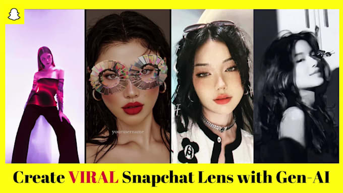 create snapchat lens using gen ai