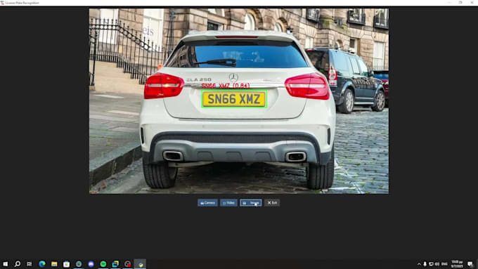 build a license plate recognition desktop app