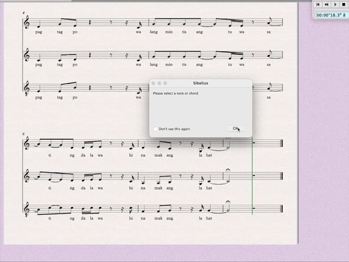 transcribe your music into sheet music using sibelius