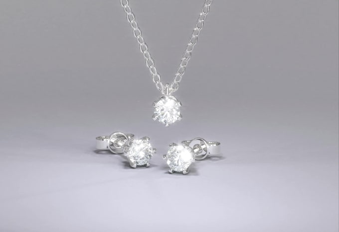 design jewelry in 3d and render it