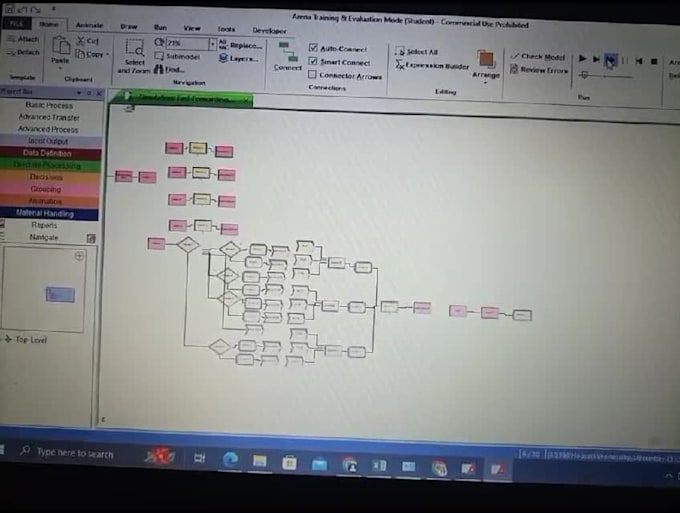 do industrial simulation projects on rockwell arena software