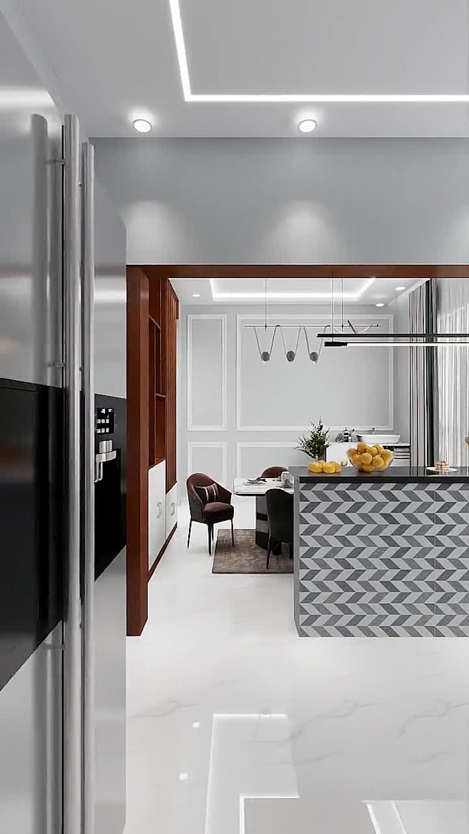 design modular kitchen with details