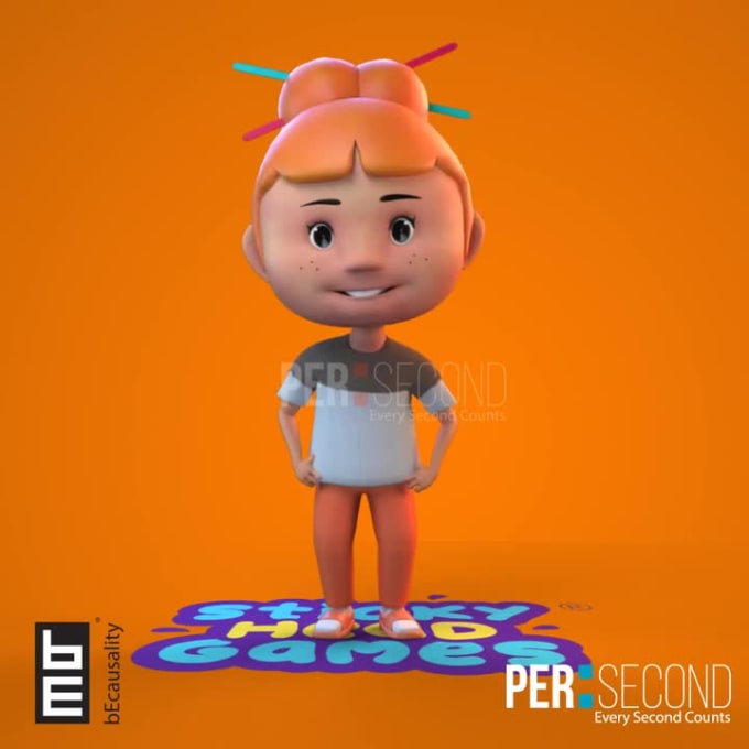 Create 3d cartoon intro videos animations by Persecond