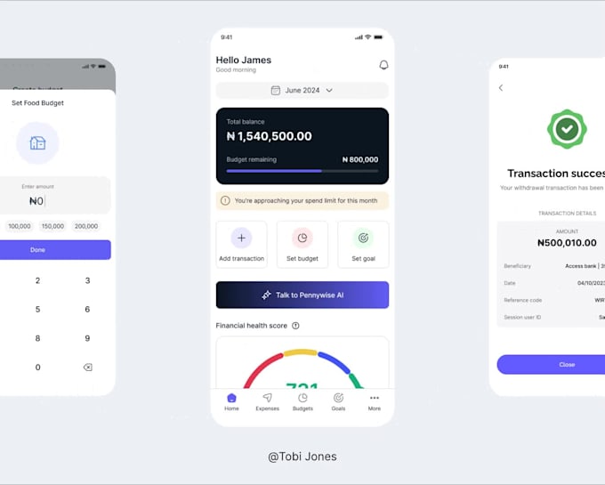 design a modern mobile app or web app uiux design