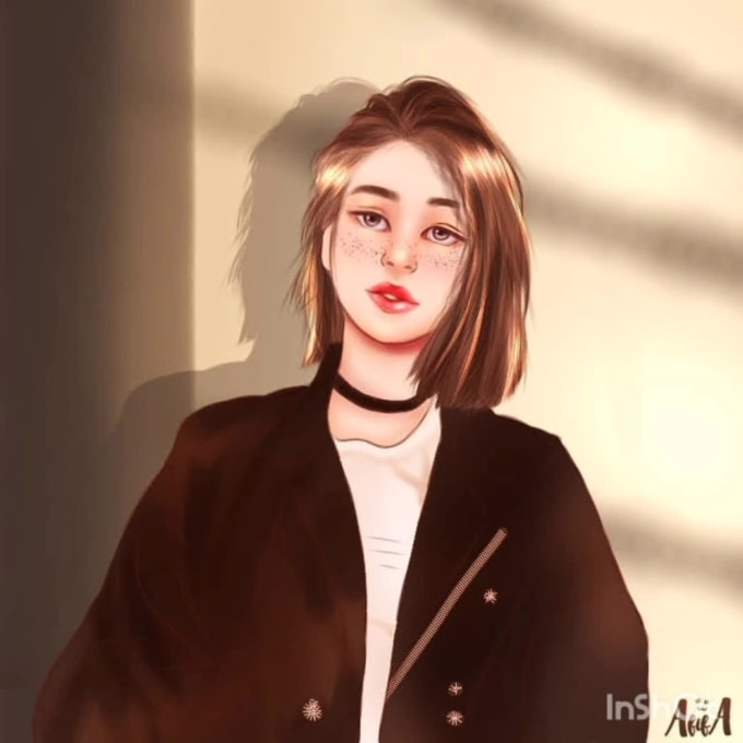 Draw manhwa illustrations, kpop fanart and anime style art by ...