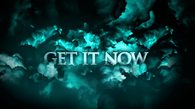 do this epic animated thunderstorm video intro with your text
