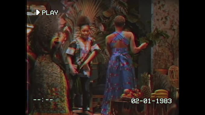 edit your video as if it were filmed on 80s vhs