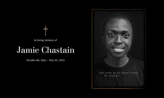 create custom funeral slideshow honoring memories