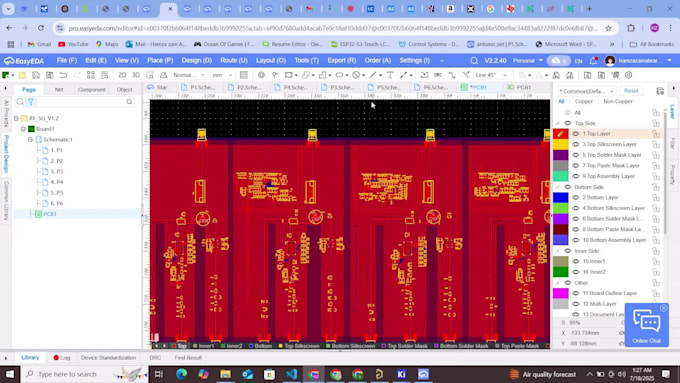 design custom pcb schematics and layout