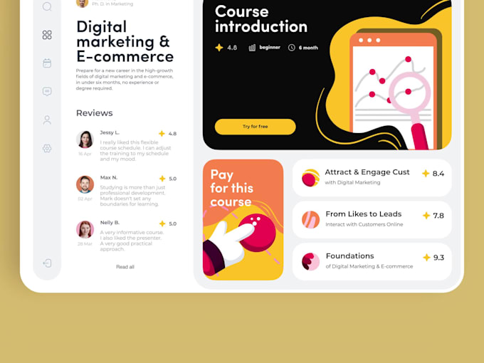 develop learning educational app, school app online course platform, edtech, lms