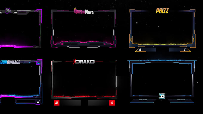 design you a webcam overlay