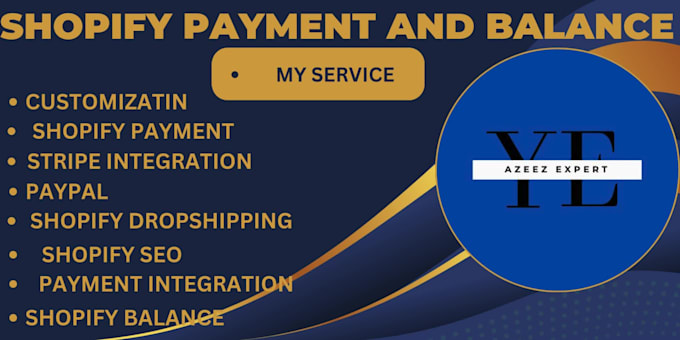 activate your shopify balance shopify payment on your dropshipping website
