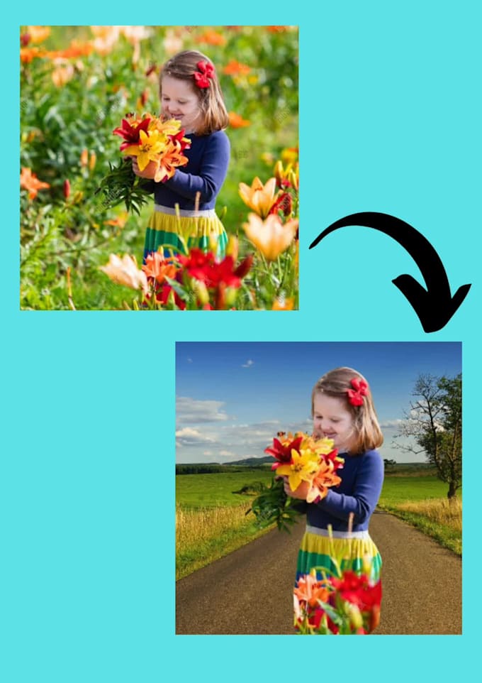 do background removal, cut out image, make white or edited bg