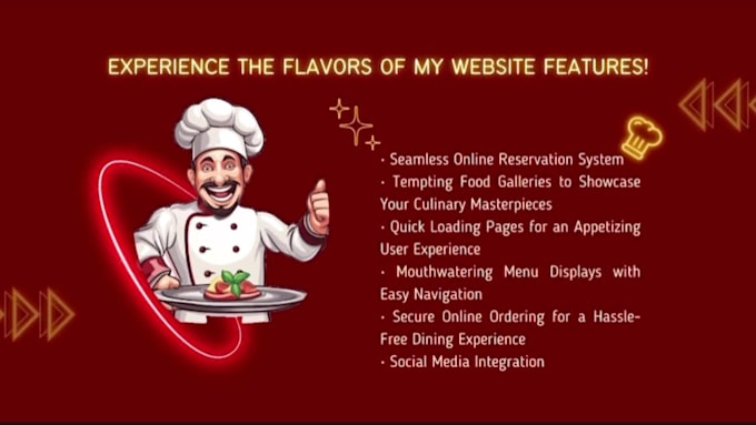 create a restaurant website , café and catering web app