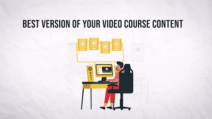 edit your training videos and create video course